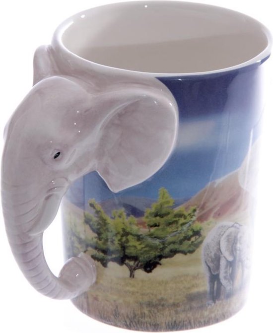 Tasse avec poignée éléphant - | bol.com