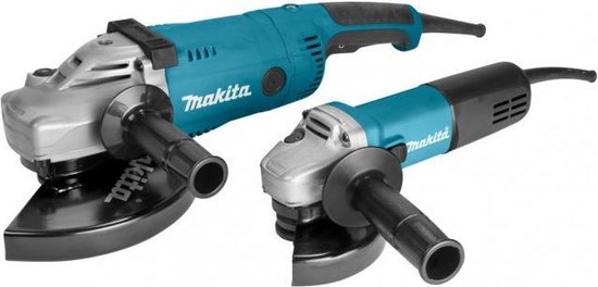 Makita DK0052G Haakse slijper combiset (GA9020R / 9558NB) in koffer - 2200W  / 840W -... | bol.com