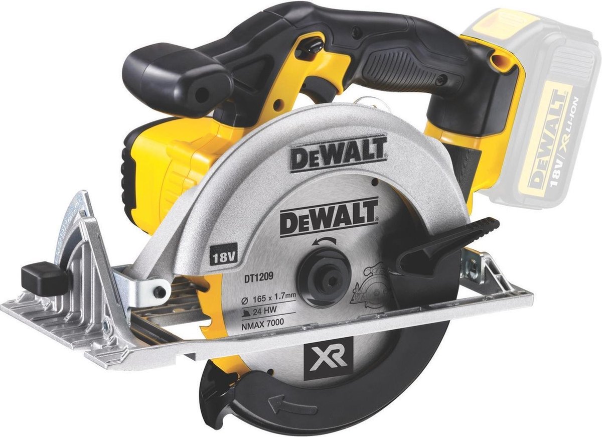 DEWALT DCS565N-XJ 18V XR Brushless accu-cirkelzaag 55mm 165mm (zonder accu en lader
