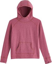 Coolibar - UV-werende Hoodie voor kinderen - LumaLeo - Bessen - maat XS (98-104cm)