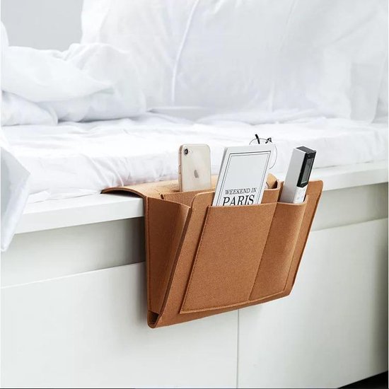 Bed Organizer - Bedside Pocket - Opbergzak Bed & Bank - Extra Nachtkastje