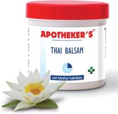 Apotheker´s Thai Balsam, Balsem met menthol en wilgenbast, massage, sport