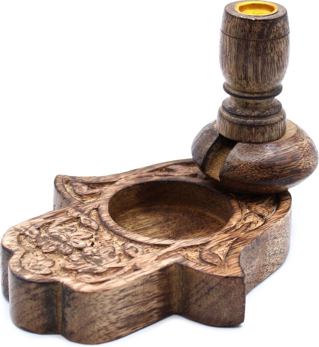 Kleine Mangohouten Terugslagbrander - Hamsa