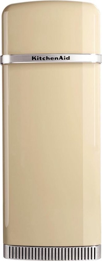 Koelkast: KitchenAid KCFMA 60150L retro koelkast Vrijstaand Beige 230 l Links draaiend, van het merk KitchenAid