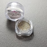 Nailart Caviar Beads - Kaviaar Nagels - Korneliya Metal Caviar Silver MEDIUM 1 mm
