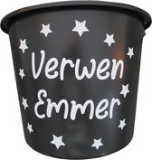 Cadeau Emmer - Verwen emmer - 12 liter - zwart - cadeau - geschenk - gift - kado - surprise - kerstcadeau