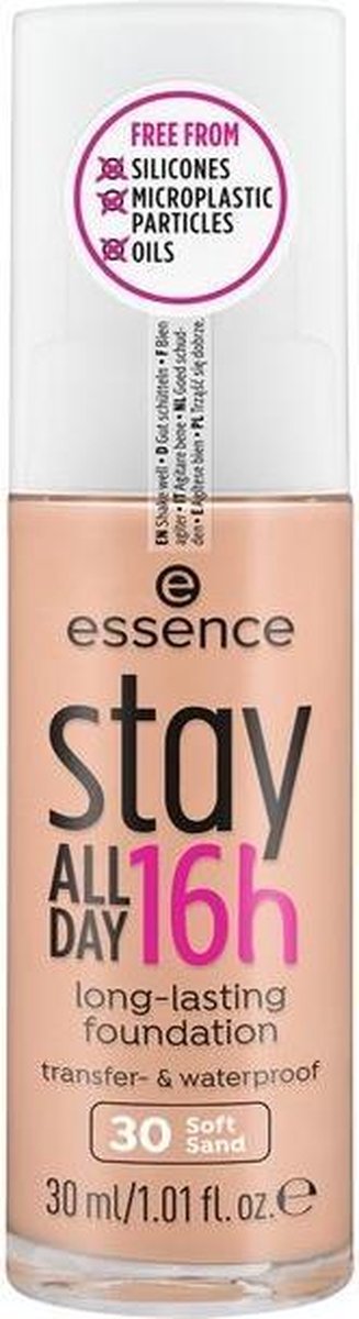 Essence Stay All Day 16h Long-lasting Maquillaje #30-soft Sand 30 Ml