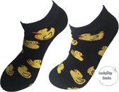 Verjaardag cadeau - Badeend Sokken - Sneaker sokken - Sneaker - Leuke sokken - Vrolijke sokken - Luckyday Socks - Sokken met tekst - Aparte Sokken - Socks waar je Happy van wordt