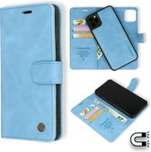 Samsung Galaxy S21 Hoesje Sky Blue - Caseme 2 in 1 Magnetic Book Case