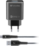 Cellularline Cellularline TETRACHHUKITQCTYCK USB-oplader 1 x USB 2.0 bus A Thuis