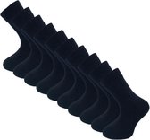 10 paires de chaussettes Basic enfants - Sans couture - Zwart - Taille 23-26