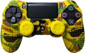 Siliconen controller hoes - Geel - Geschikt voor Playstation 4