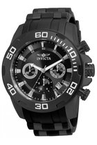 Invicta Pro Diver 22338 - Horloge - Heren - Siliconen - Zwart - Quartz - Ø 50 mm