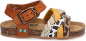 BunniesJR Becky Beach Meisjes Sandalen - Bruin/Print - Imitatieleer - Gesp