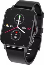 Smartwatch - Sport -  Fitness - Hartslag - Stappenteller - Slaapmonitor - Unisex - Nieuw model - Zwart