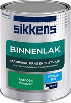 Sikkens Binnenlak - Verf - Zijdeglans - Mengkleur - RAL6024 - 1 liter