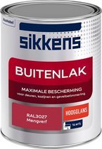 Sikkens Buitenlak - Verf - Hoogglans - Mengkleur - RAL3027 - 1 liter