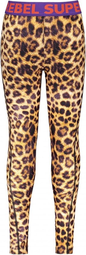 Tweede leerjaar Herkenning koken Superrebel Unisex leggings & maillots Superrebel SuperRebel leopard tight  pants AO... | bol.com