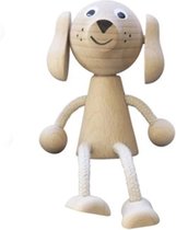 Sarah & Bendrix Hout speel figuur Hond