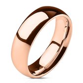 Ring Heren - Ringen Mannen - Ring Dames - Ringen Dames - Ringen Vrouwen - Rosé Goudkleurig - Mannen Ring - Herenring - Ring - Ringen - Heren Ring - Glimmende Look - Florid