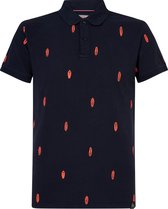 Petrol Industries - Poloshirt met surfbord print Heren - Maat