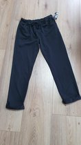 Damesmode comfy broek met elastische tailleband, kleur zwart, maat one size