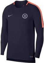 Official - Nike - Chelsea Mens Long Sleeve Pre-Match Training Shirt - Medium - Voetbal