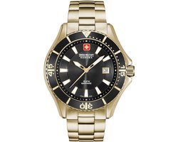 Swiss Military Hanowa 06-5296.02.007 horloge heren - goud - edelstaal doubl�