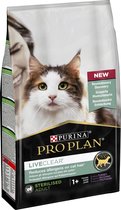 Pro Plan Adult LiveClear Katten Droogvoer - Kalkoen - 1,4 kg