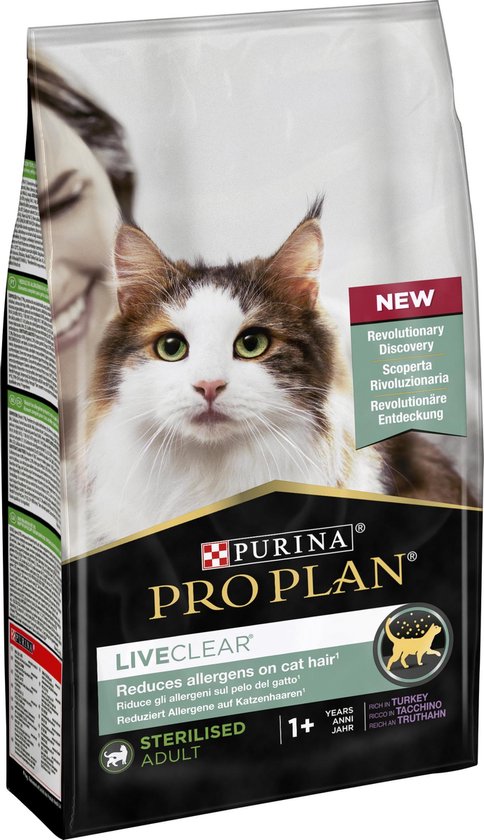 Behoren vooroordeel geluid Pro Plan Adult LiveClear Katten Droogvoer - Kalkoen - 1,4 kg | bol.com