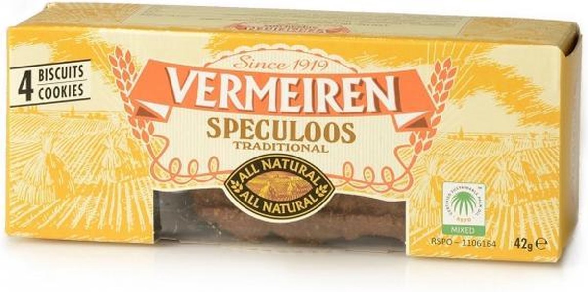 Traditionele speculoos (24 doosjes met elk 4 koekjes)
