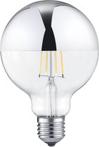 LED Lamp - Filament - Trinon Limpo - E27 Fitting - 7W - Warm Wit 2700K - Glans Chroom - Glas