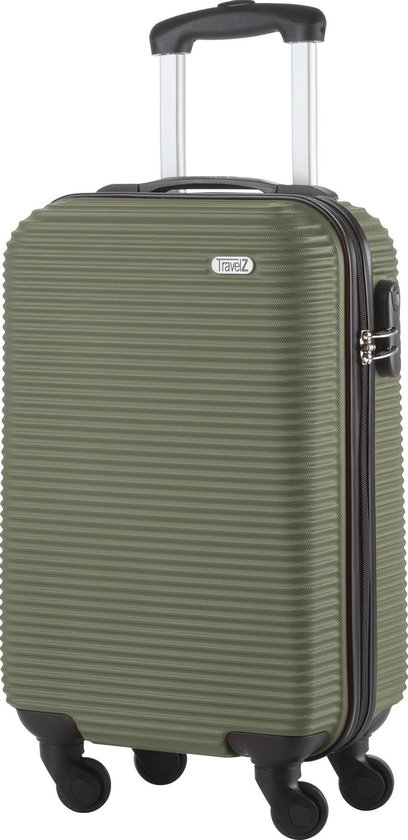 TravelZ Horizon handbagagekoffer – 54cm – gevoerd – groen