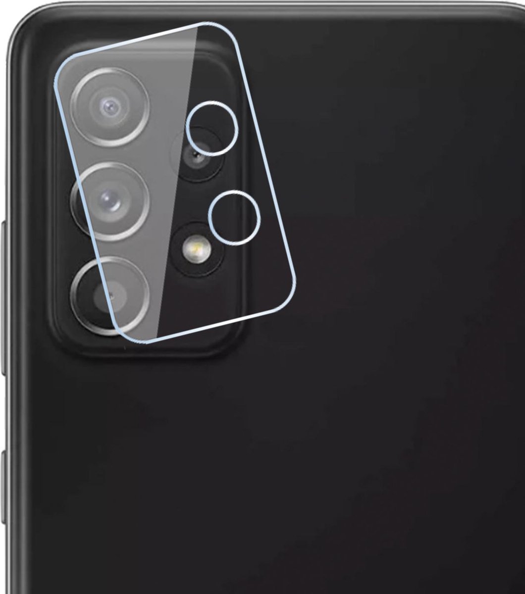 Camera Screenprotector geschikt voor Samsung A52 - Glas Screen Protector