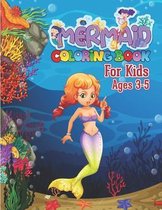 Mermaid Coloring Book for Kids Ages 3-5