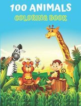 100 Animals Coloring Book