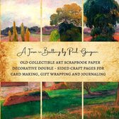 Omslag A Farm in Brittany by Paul Gauguin Old Collectible Art Scrapbook Paper Decorative Double - Sided Craft Pages for Card Making, Gift Wrapping and Journaling