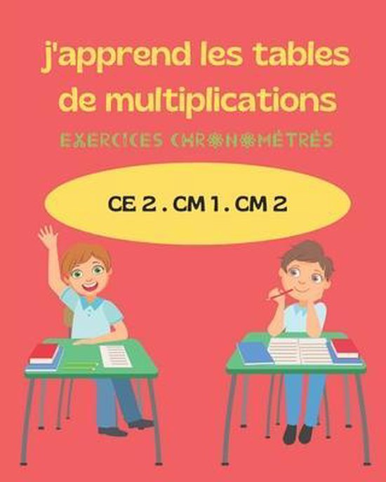 j'apprend les tables de multiplication - cover
