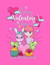 Happy Valentines Day Kids Coloring book