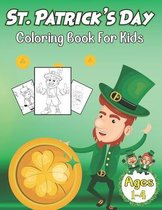 St Patrick's Day Coloring Book For Kids Ages 1-4