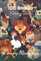 100 Animals Coloring Book 100 amazing Coloring pages