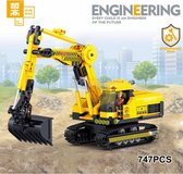 Zhe Gao QL0235 Rupsgraafmachine - 753 bouwblokjes - Compatibel met grote merken - Bouwdoos