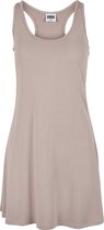 Dames Ladies Ladies Modal Short Racer Back Dress rose