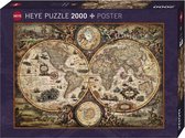 Heye Puzzle Vintage World Legpuzzel 2000 stuk(s) Kaarten