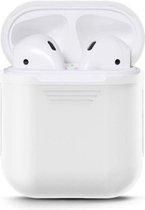 Smartphonica AirPods 1/2 siliconen hoesje - Wit