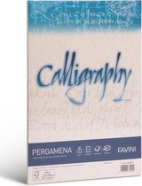 Perkament 50 vel A4 90 g/m2 inkjet kleur Zand PERGAMENA Calligraphy Sabbia 02 FAVINI