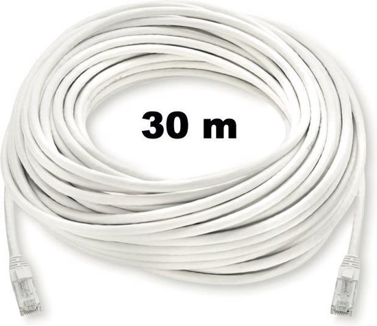 Motiveren ontslaan Verminderen UTP kabel 30 meter - CAT 6 - Internetkabel - Ethernet kabel – Netwerkkabel  | bol.com