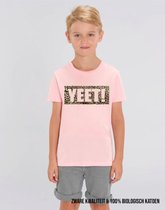 T-Shirt Yeet! Luipaard Cotton Pink