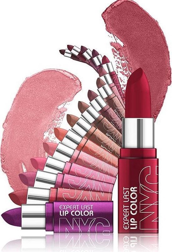 NYC Expert Last Lip Color Lippenstift langdurige kleurmake-up 3,2 g - 438 Candy Rush