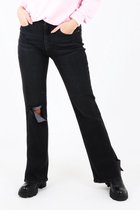 Queen Hearts Q068-2 - Grey Split Jeans